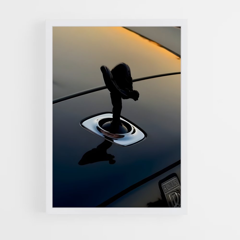 Poster Wraith Noir – affiche Rolls-Royce (vue 3)